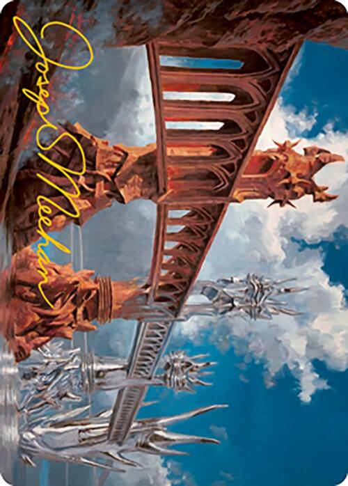 Silverbluff Bridge Art Card (Gold-Stamped Signature) [Modern Horizons 2 Art Series] Magic: The Gathering