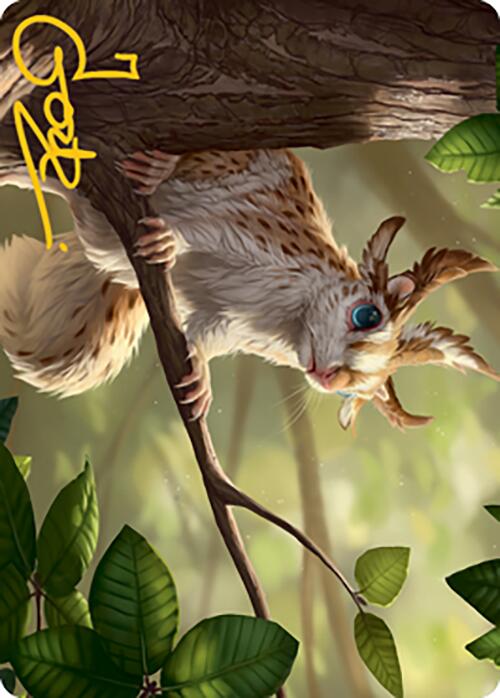 Squirrel Sovereign Art Card (Gold-Stamped Signature) [Modern Horizons 2 Art Series] Magic: The Gathering