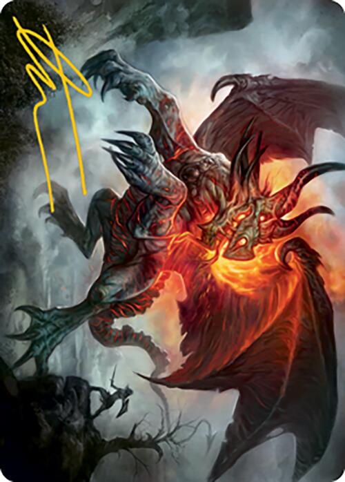Piru, the Volatile Art Card (Gold-Stamped Signature) [Modern Horizons 2 Art Series] Magic: The Gathering