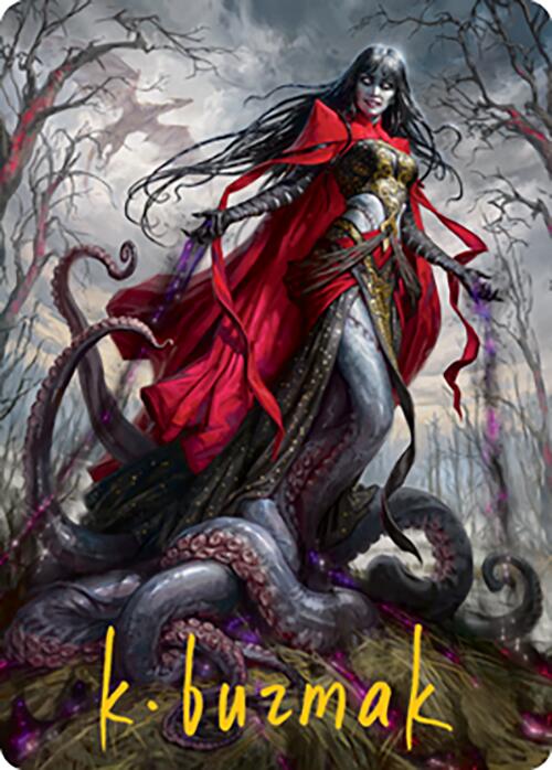 Geyadrone Dihada Art Card (54) (Gold-Stamped Signature) [Modern Horizons 2 Art Series] Magic: The Gathering