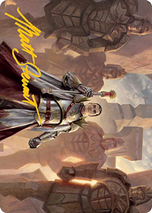 General Ferrous Rokiric Art Card (Gold-Stamped Signature) [Modern Horizons 2 Art Series] Magic: The Gathering