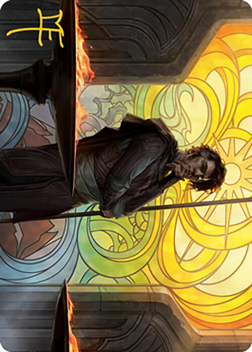 Garth One-Eye Art Card (Gold-Stamped Signature) [Modern Horizons 2 Art Series] Magic: The Gathering