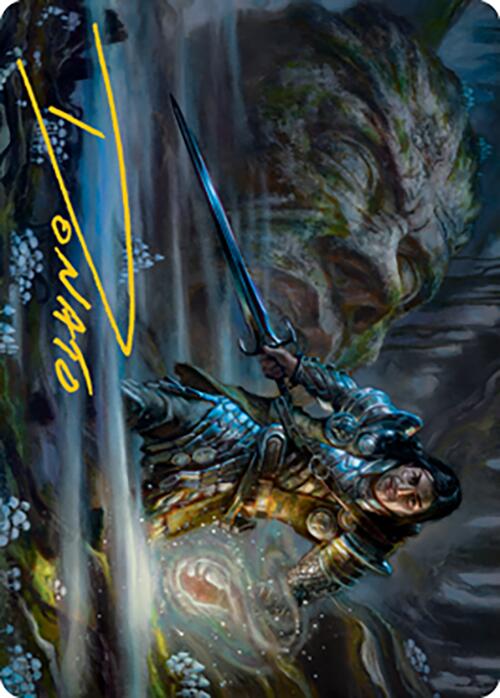 Carth the Lion Art Card (Gold-Stamped Signature) [Modern Horizons 2 Art Series] Magic: The Gathering