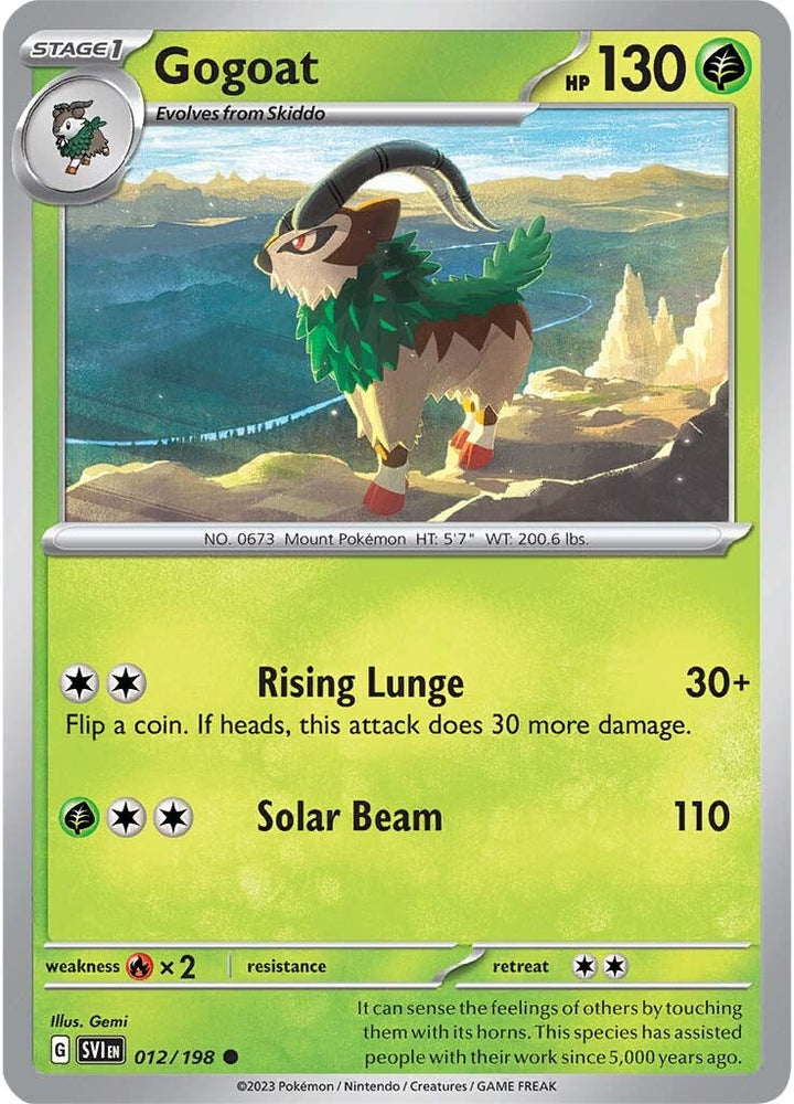Gogoat (012/198) [Scarlet & Violet: Base Set] Pokémon