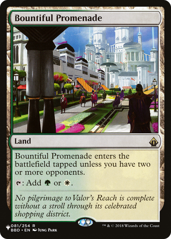 Bountiful Promenade [The List] Magic: The Gathering