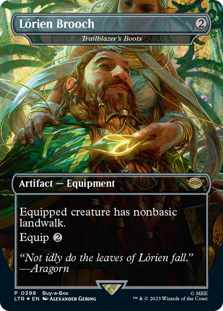 Trailblazer's Boots - Lorien Brooch (Buy-A-Box) [The Lord of the Rings: Tales of Middle-Earth] Magic: The Gathering
