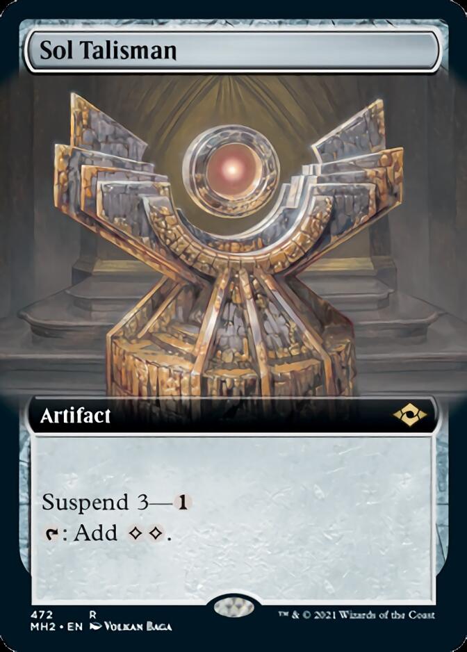 Sol Talisman (Extended Art) [Modern Horizons 2] Magic: The Gathering