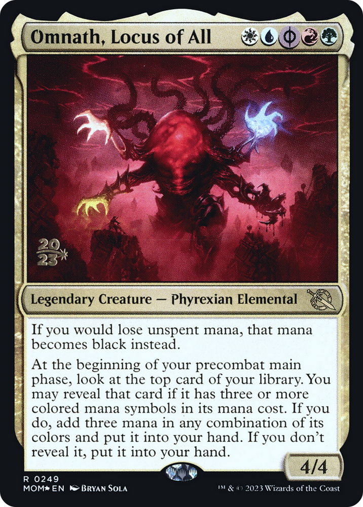 Omnath, Locus of All [March of the Machine Prerelease Promos] Magic: The Gathering