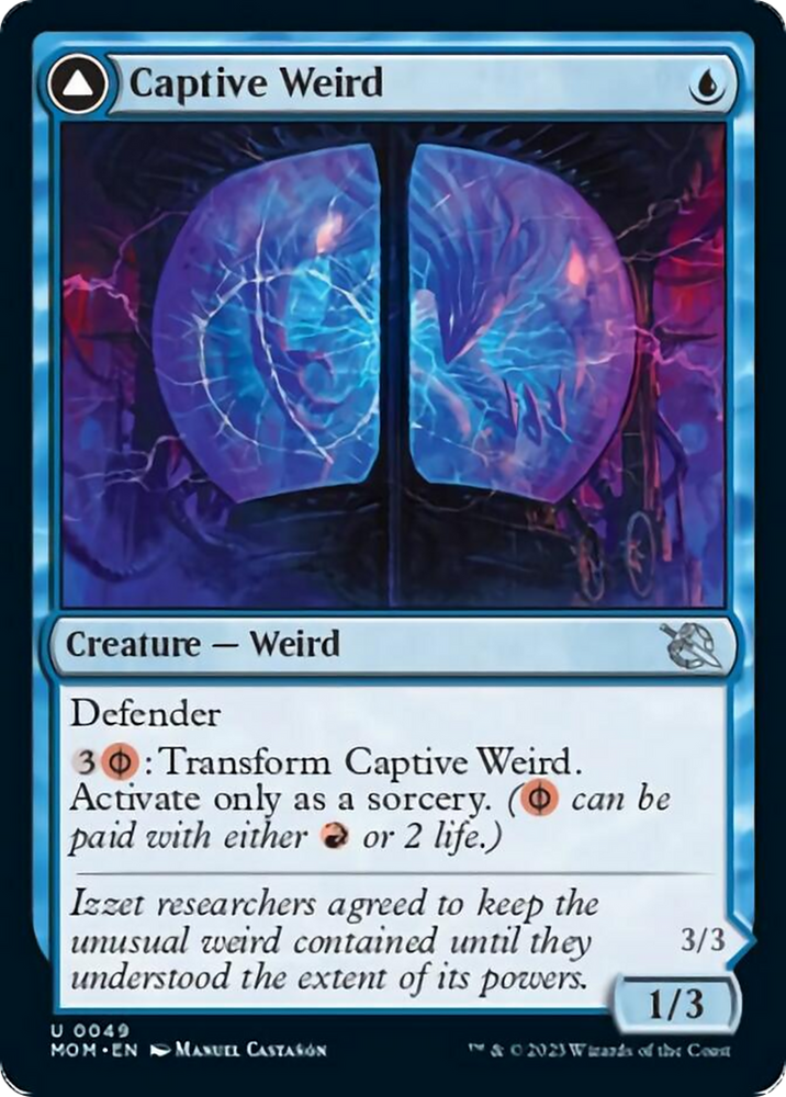 Captive Weird // Compleated Conjurer [March of the Machine] Magic: The Gathering