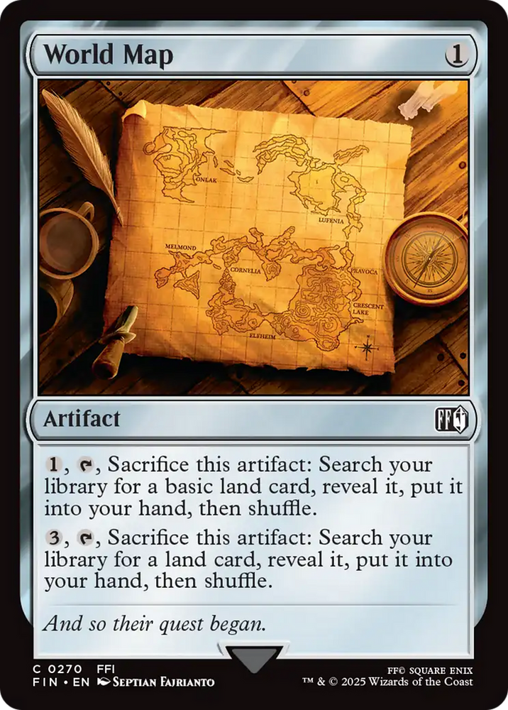 World Map [FINAL FANTASY] Magic: The Gathering