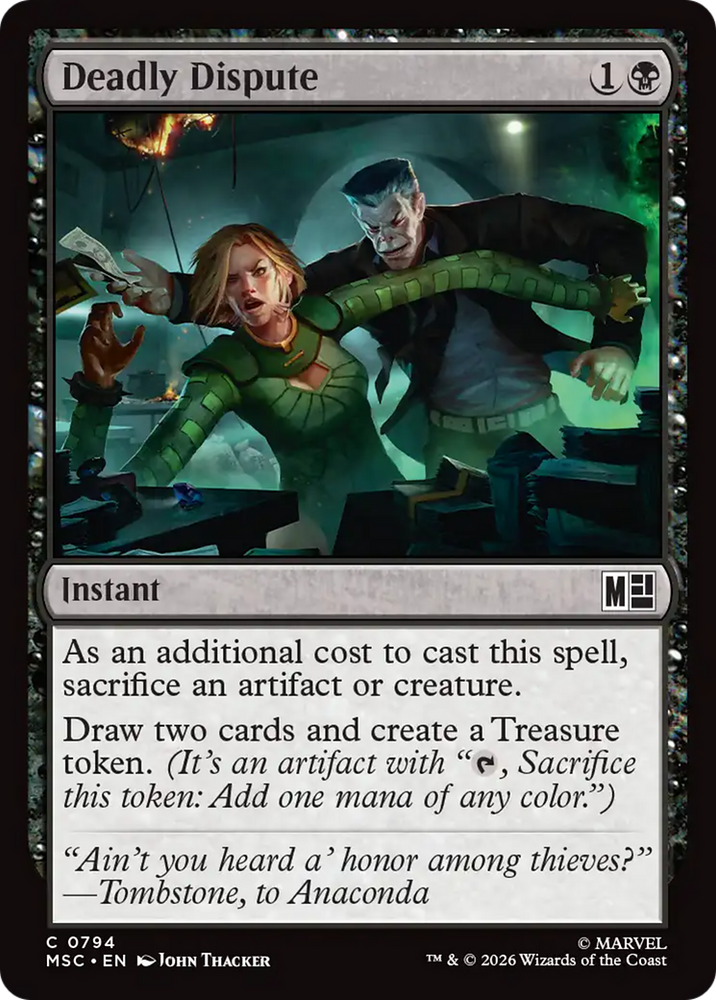 Deadly Dispute [Marvel Super Heroes Commander] Magic: The Gathering