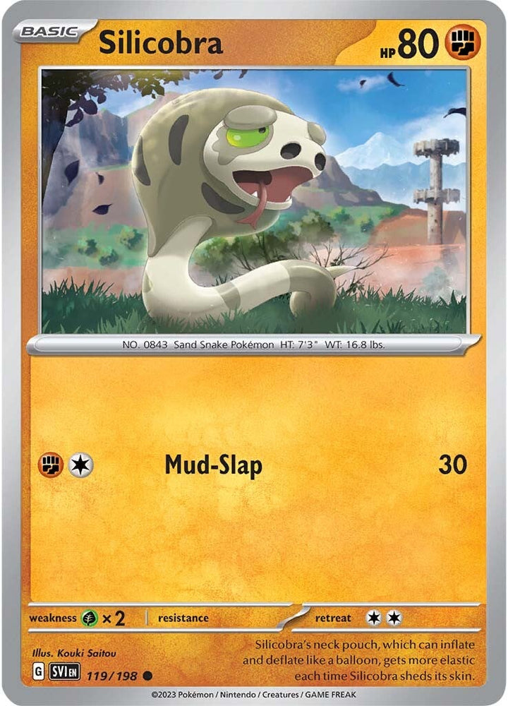 Silicobra (119/198) [Scarlet & Violet: Base Set] Pokémon