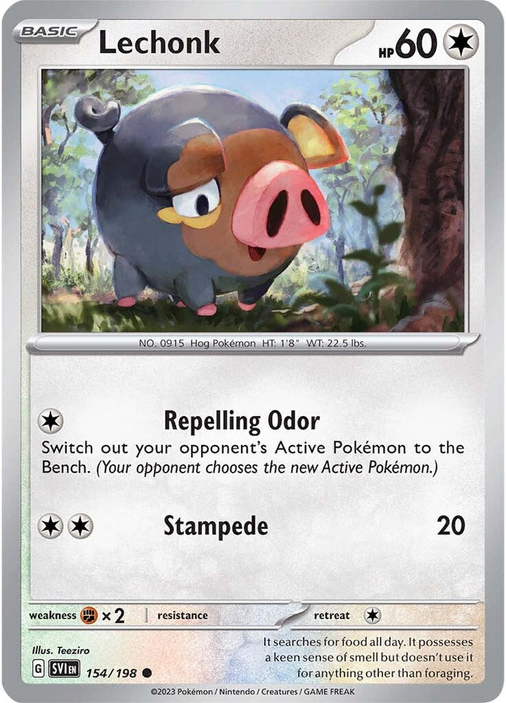 Lechonk (154/198) [Scarlet & Violet: Base Set] Pokémon