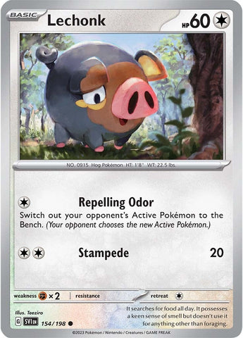 Lechonk (154/198) [Scarlet & Violet: Base Set] Pokémon