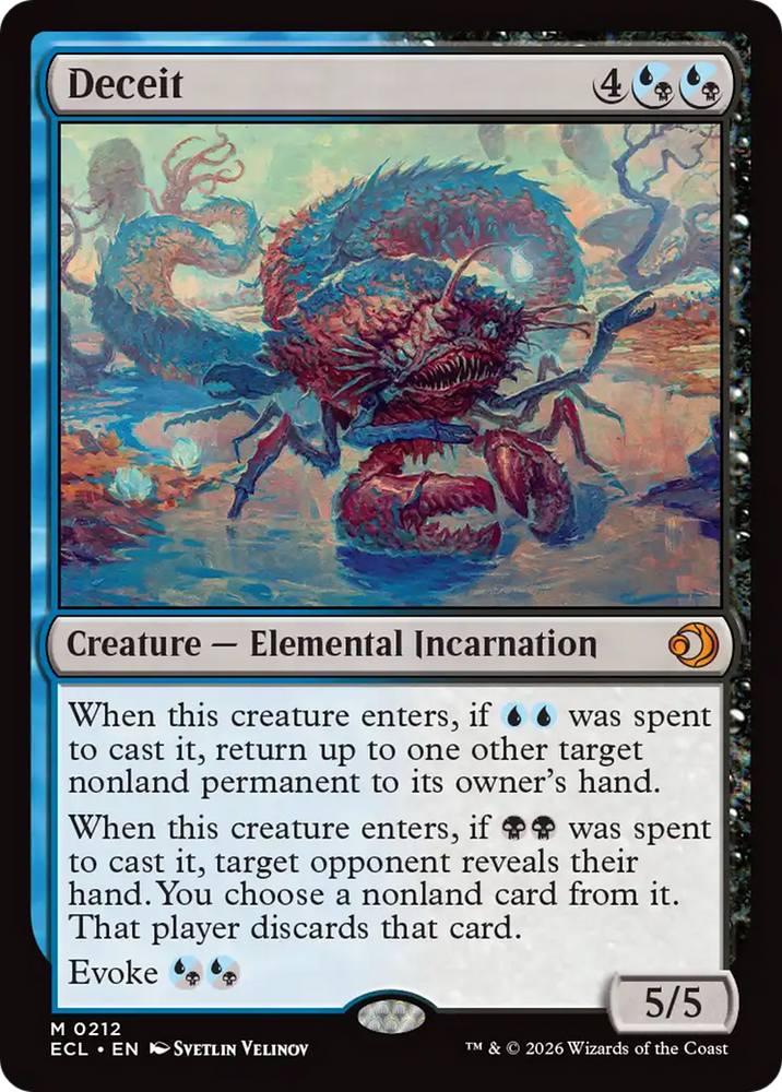 Deceit [Lorwyn Eclipsed] Magic: The Gathering