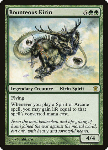 Bounteous Kirin [Saviors of Kamigawa] Magic: The Gathering