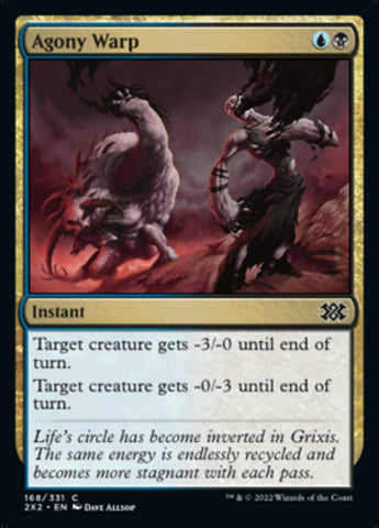 Agony Warp [Double Masters 2022] Magic: The Gathering
