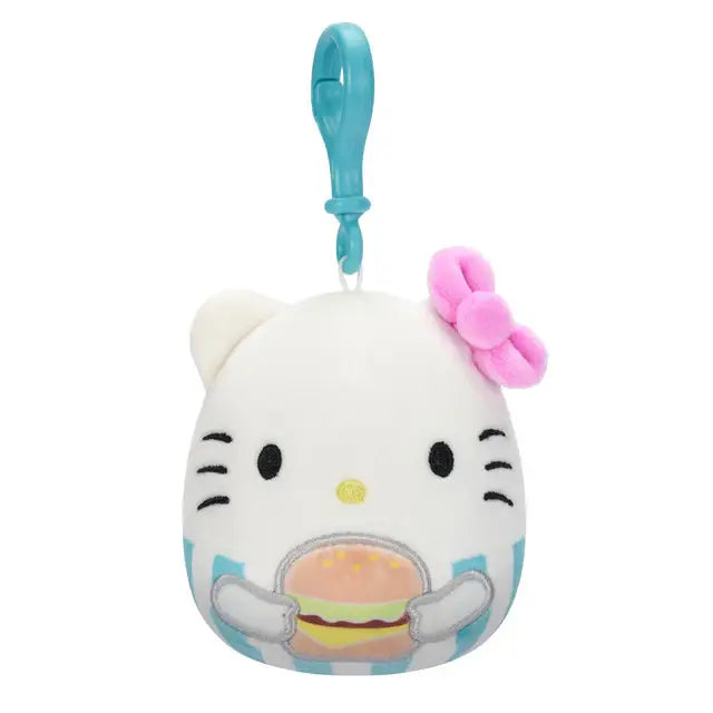 Squishmallow Plush Sanrio Food Truck Hello Kitty 3.5" Clip