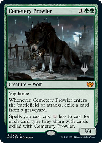 Cemetery Prowler (Promo Pack) [Aetherdrift Promos] Magic: The Gathering