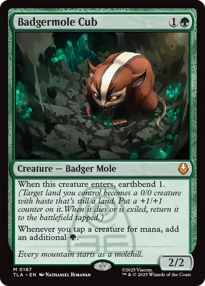 Badgermole Cub [Avatar: The Last Airbender] Magic: The Gathering