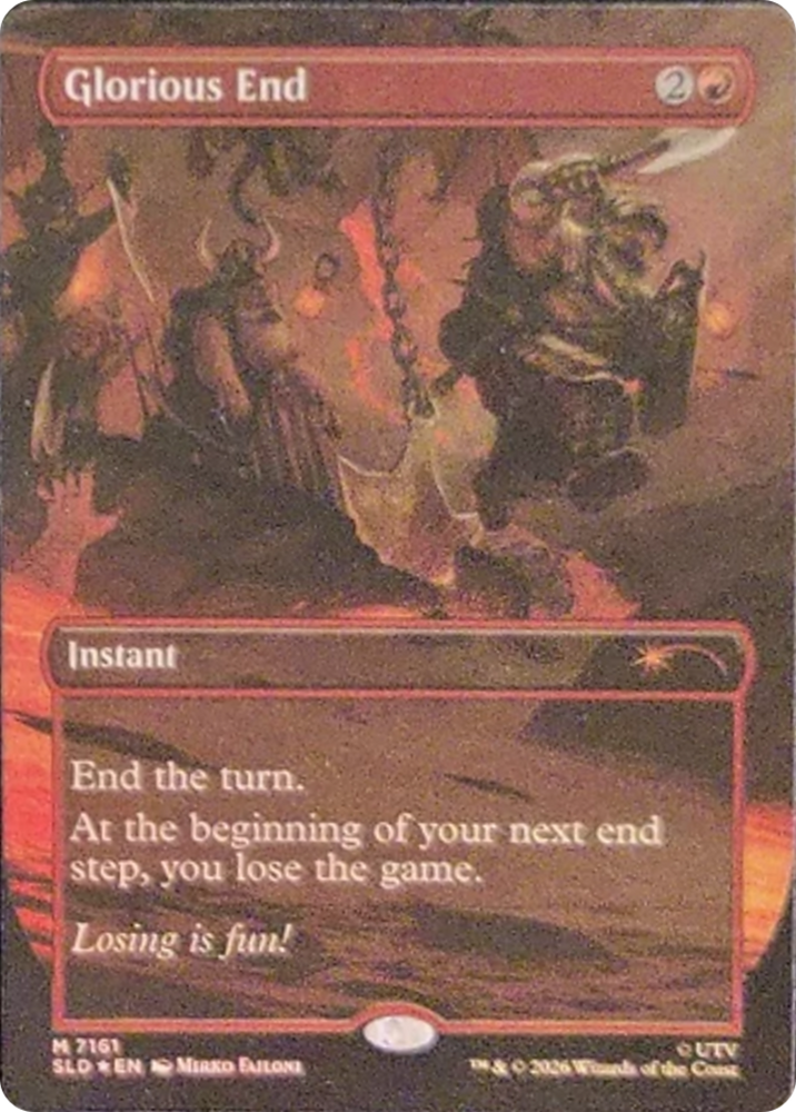 Glorious End [Secret Lair Drop Series] Magic: The Gathering