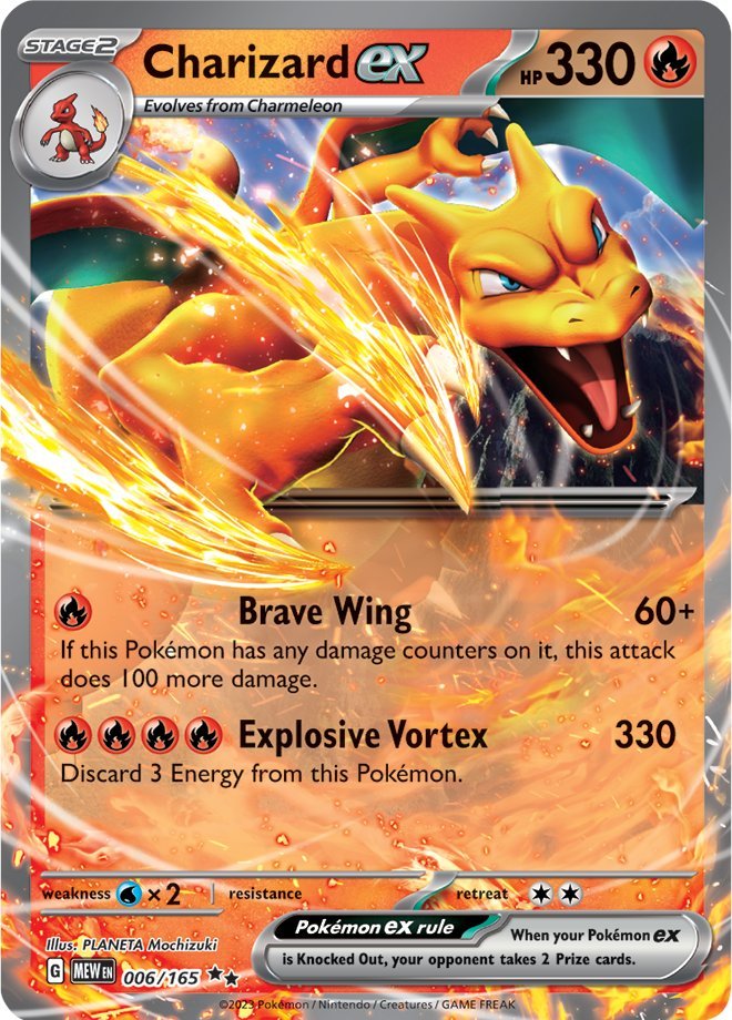Charizard ex (006/165) [Scarlet & Violet 151] Pokémon