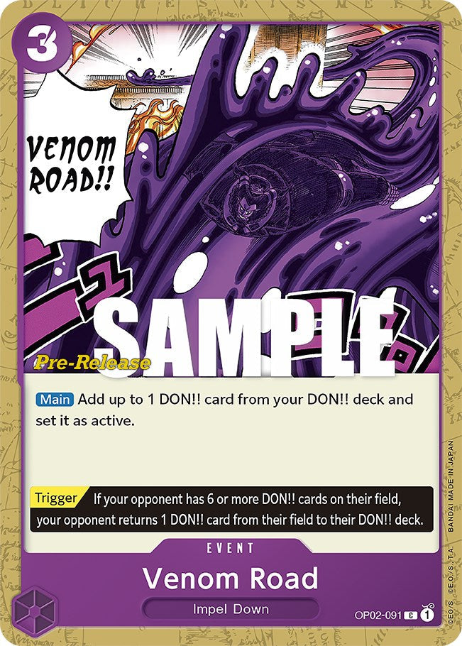 Venom Road [Paramount War Pre-Release Cards] Bandai