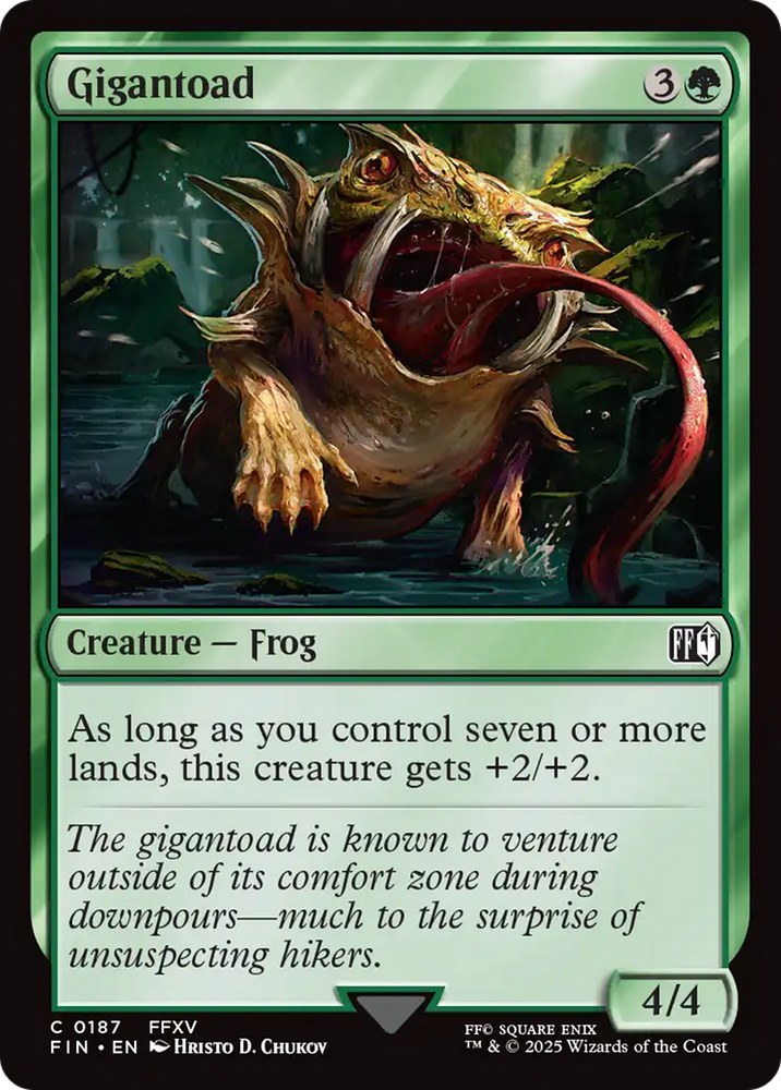 Gigantoad [FINAL FANTASY] Magic: The Gathering