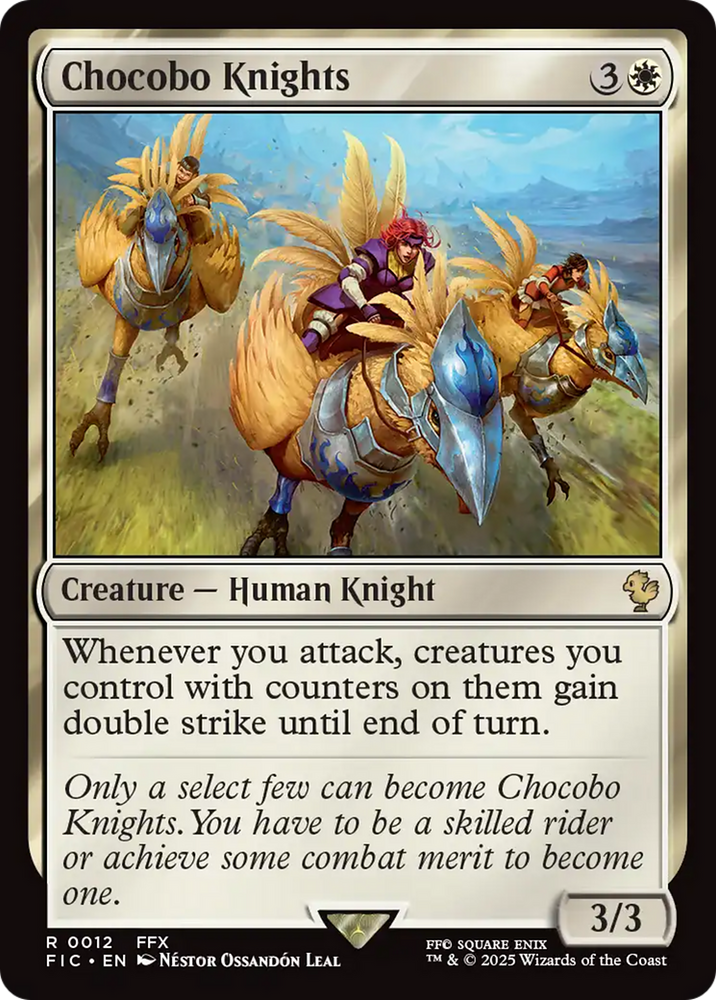 Chocobo Knights [FINAL FANTASY Commander] Magic: The Gathering