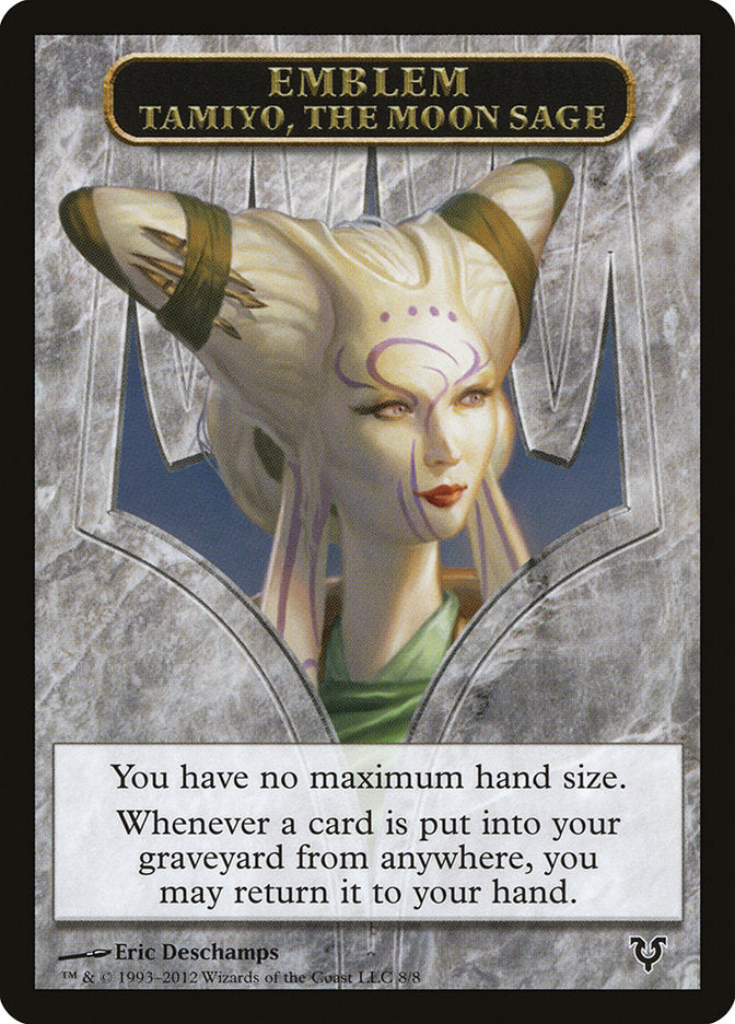 Tamiyo, the Moon Sage Emblem [Avacyn Restored Tokens] Magic: The Gathering