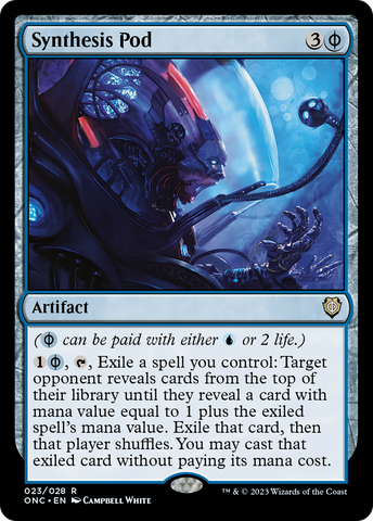 Synthesis Pod [Phyrexia: All Will Be One Commander] Magic: The Gathering