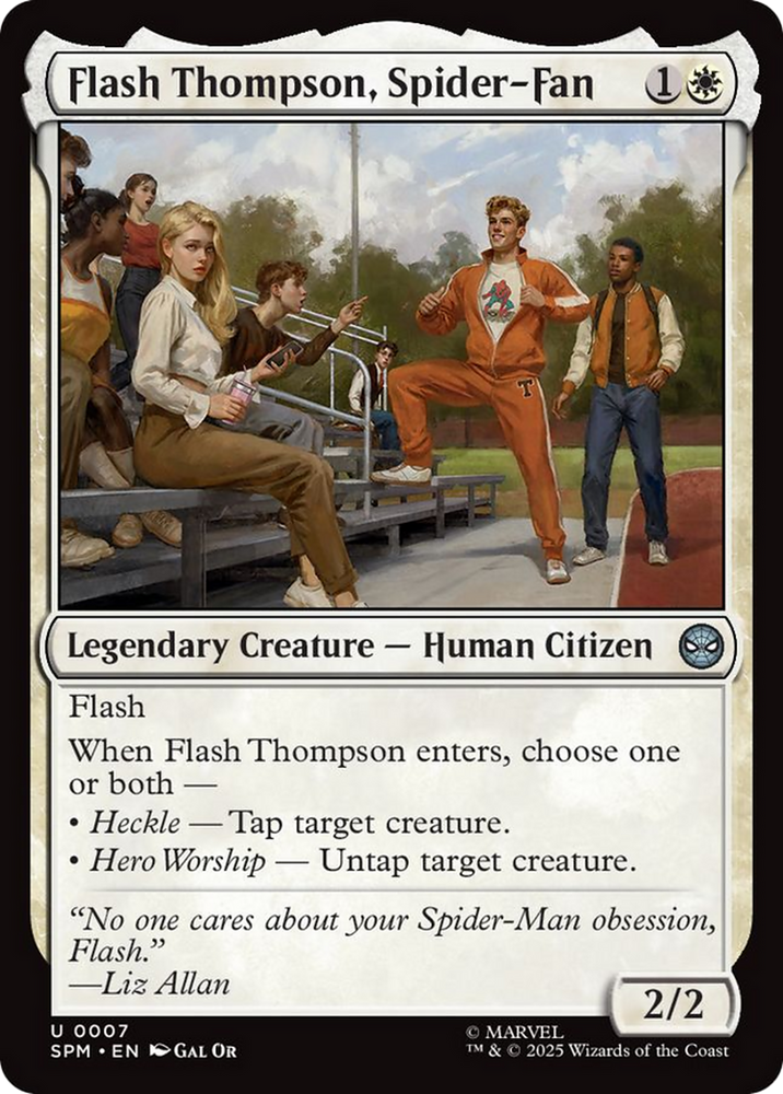 Flash Thompson, Spider-Fan [Marvel's Spider-Man] Magic: The Gathering