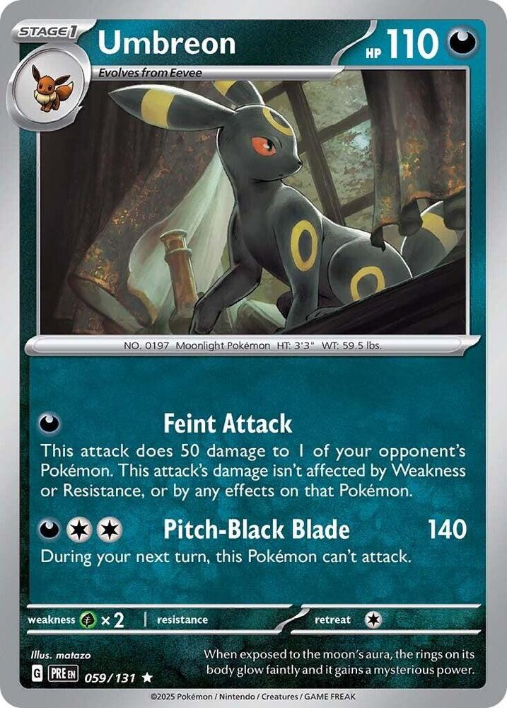 Umbreon (059/131) [Scarlet & Violet: Prismatic Evolutions] Pokémon