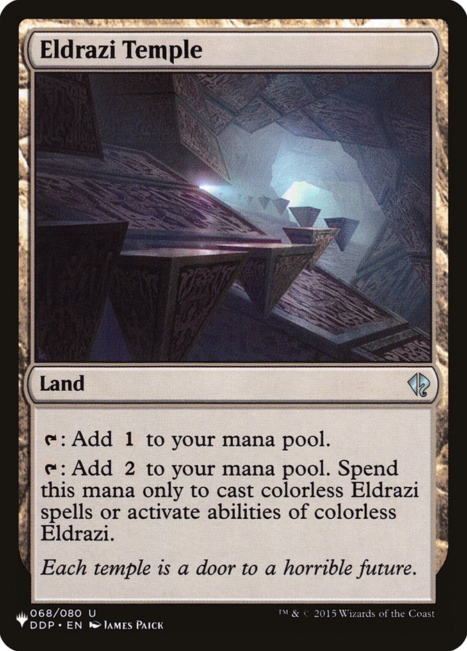 Eldrazi Temple [The List] Magic: The Gathering