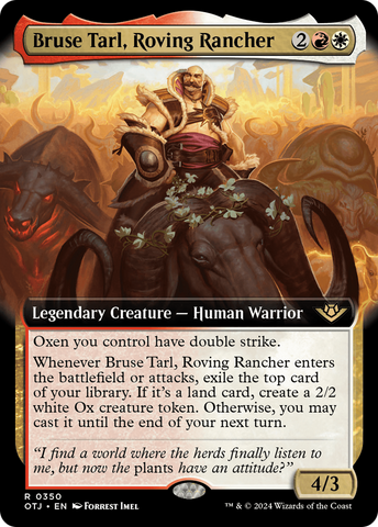Bruse Tarl, Roving Rancher (Extended Art) [Outlaws of Thunder Junction] Magic: The Gathering