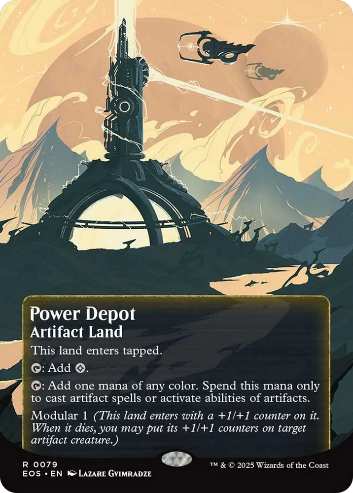 Power Depot (0079) (Borderless) [Edge of Eternities: Stellar Sights] Magic: The Gathering