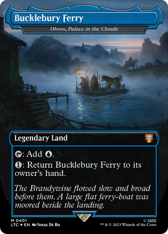 Bucklebury Ferry - Oboro, Palace in the Clouds (Surge Foil Realms and Relics) [The Lord of the Rings: Tales of Middle-Earth Commander] Magic: The Gathering
