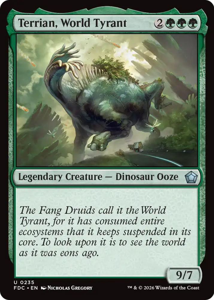 Terrian, World Tyrant [Foundations Commander] Magic: The Gathering