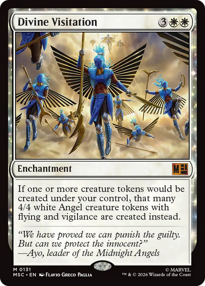 Divine Visitation (Surge Foil) [Marvel Super Heroes Commander] Magic: The Gathering