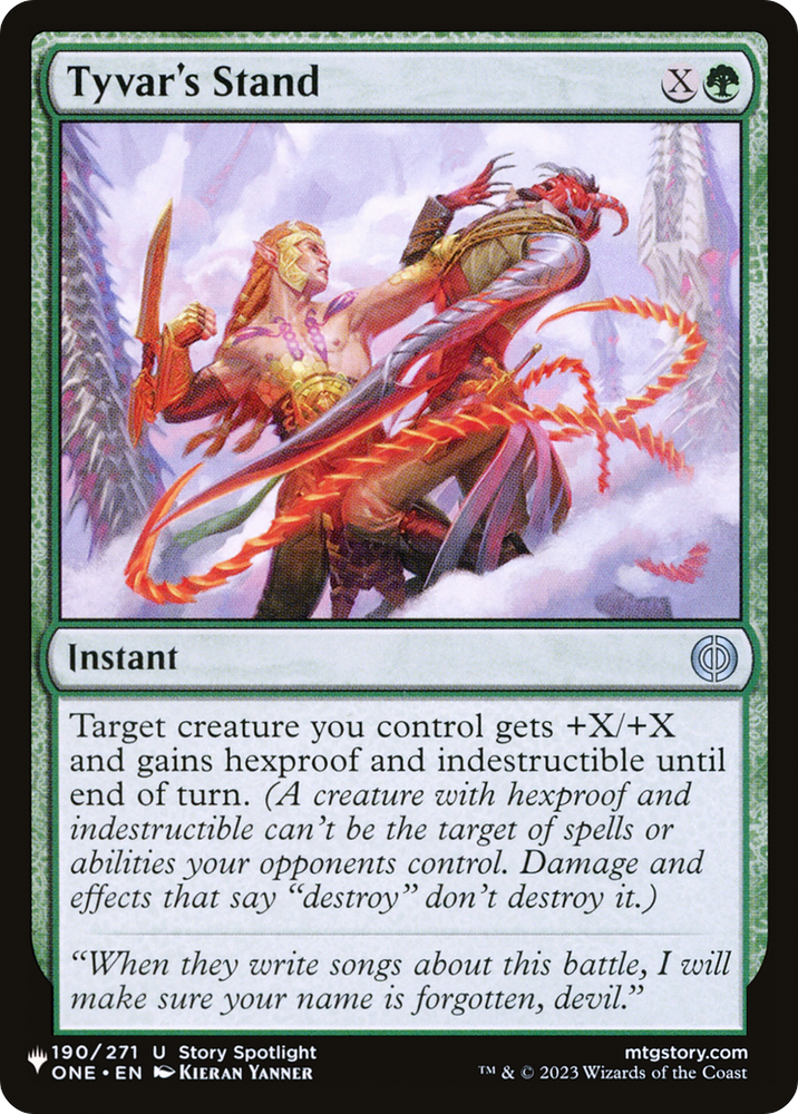 Tyvar's Stand [The List] Magic: The Gathering