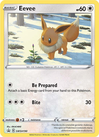 Eevee (SWSH190) [Sword & Shield: Black Star Promos] Pokémon