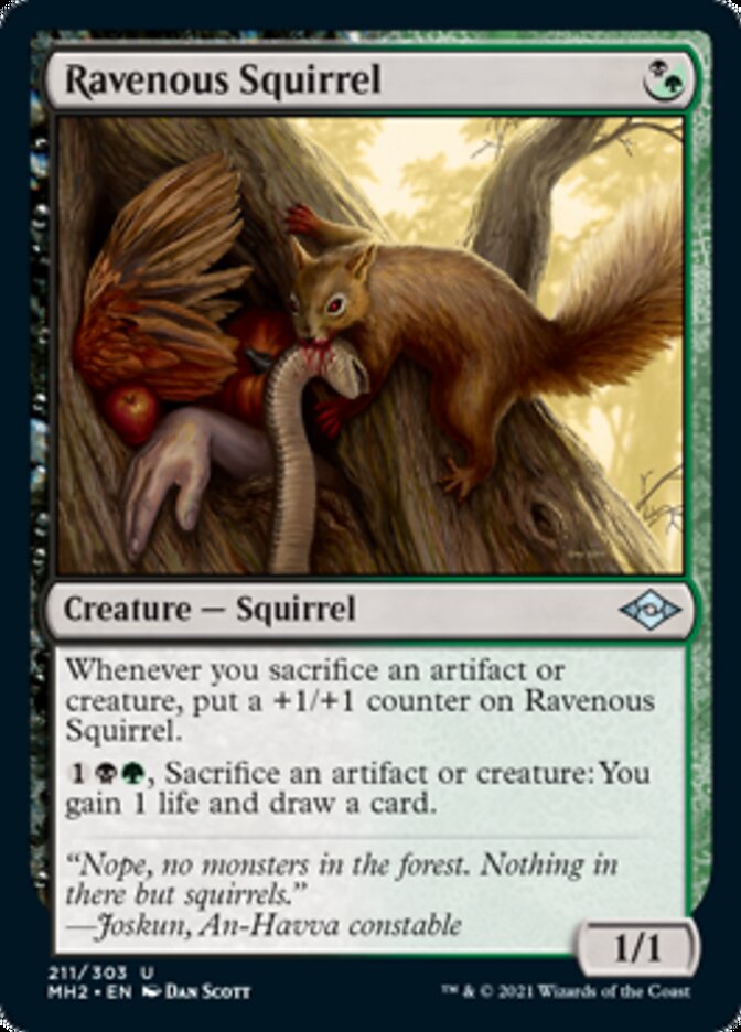 Ravenous Squirrel [Modern Horizons 2] Magic: The Gathering