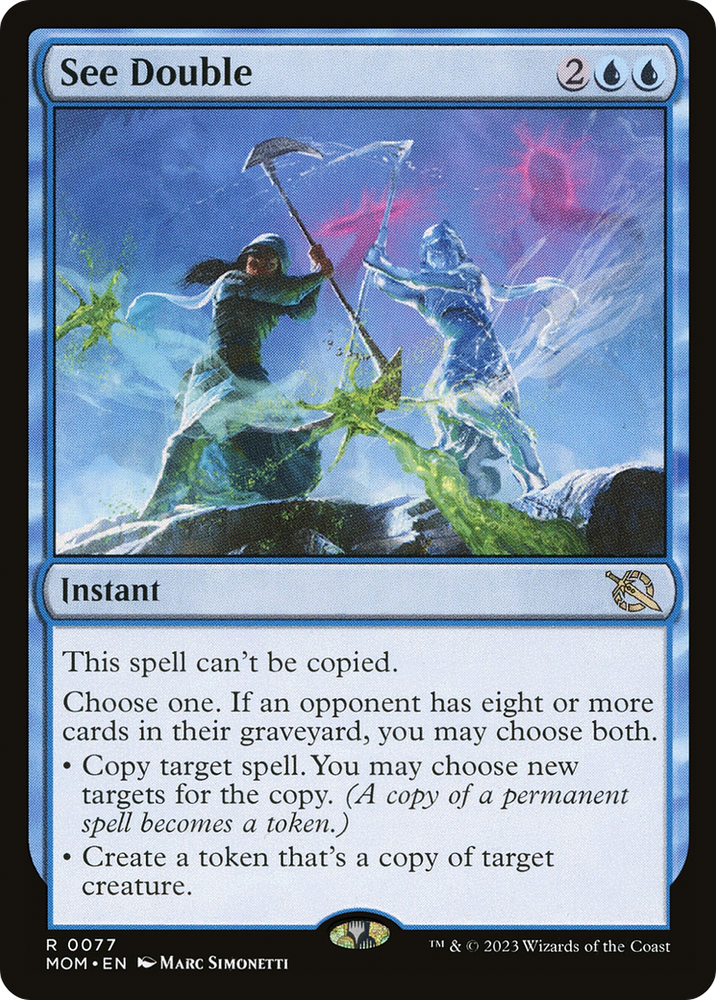 See Double [March of the Machine] Magic: The Gathering