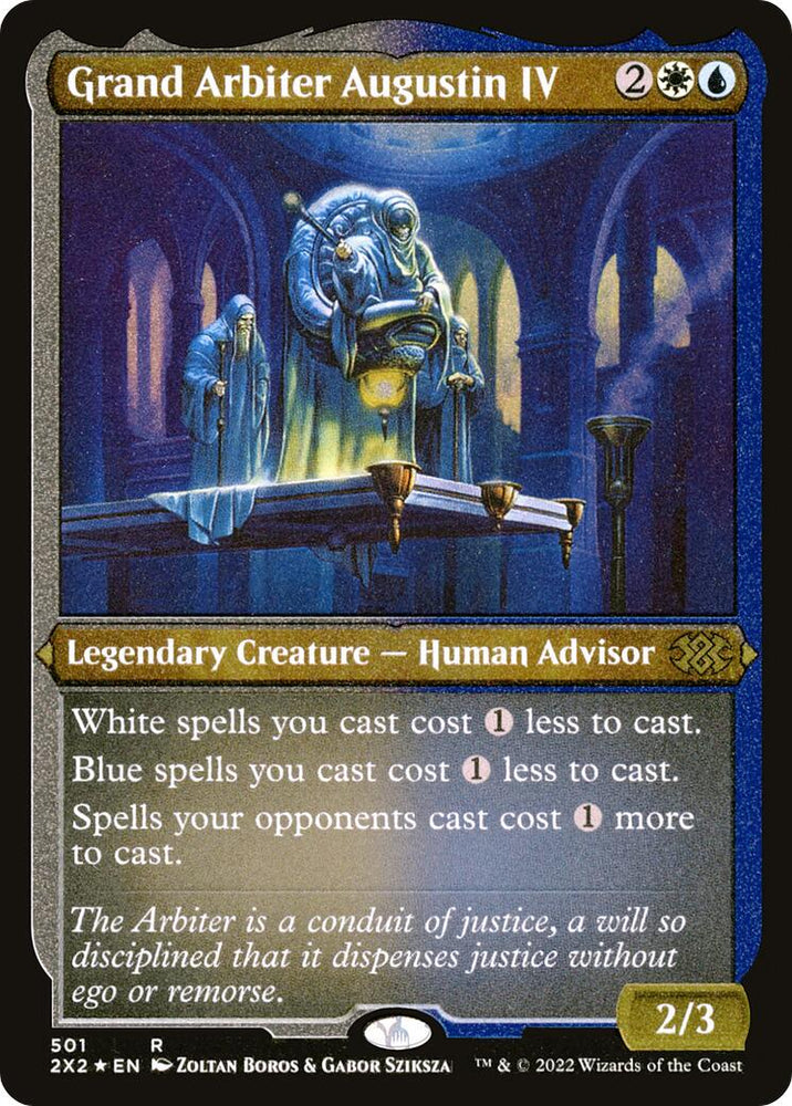 Grand Arbiter Augustin IV (Foil Etched) [Double Masters 2022] Magic: The Gathering