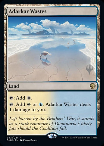Adarkar Wastes (Promo Pack) [Dominaria United Promos] Magic: The Gathering