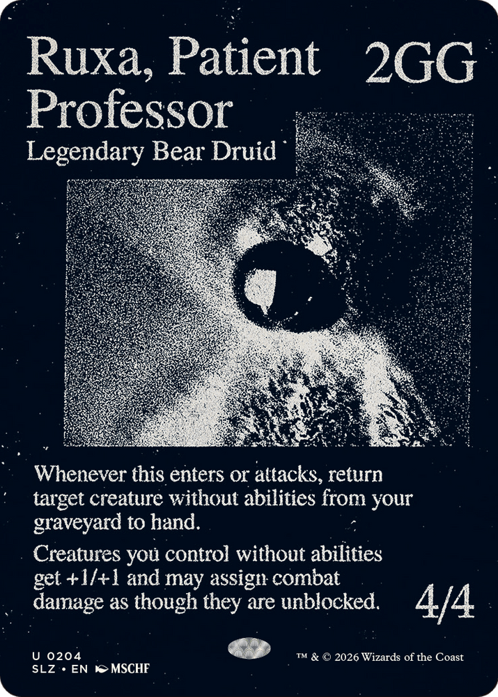 Ruxa, Patient Professor (0204) [Secret Lair x MSCHF: The Zeta Set] Magic: The Gathering