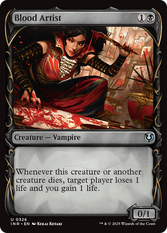 Blood Artist (Showcase) [Innistrad Remastered] Magic: The Gathering