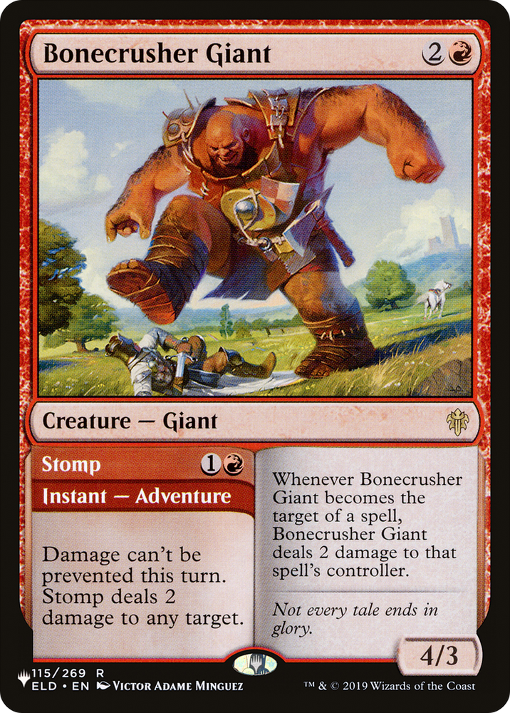 Bonecrusher Giant [The List] Magic: The Gathering