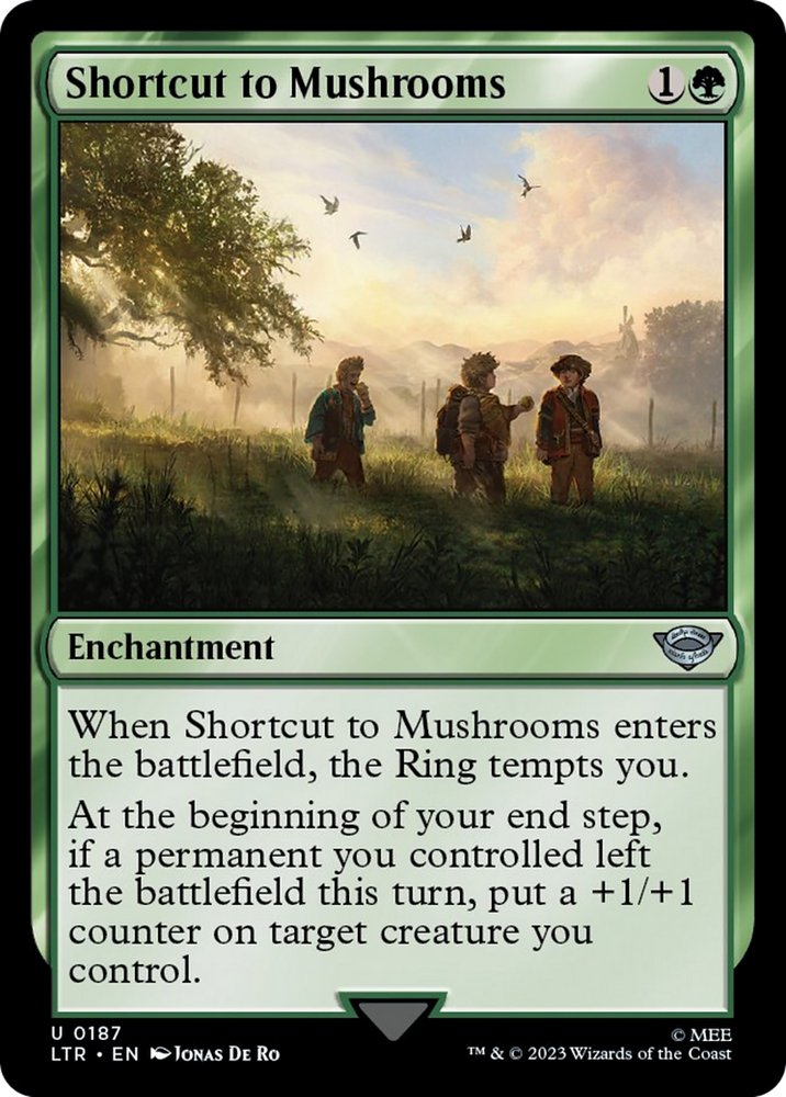 Shortcut to Mushrooms [The Lord of the Rings: Tales of Middle-Earth] Magic: The Gathering