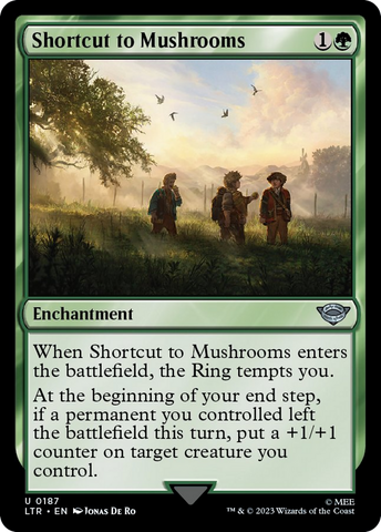 Shortcut to Mushrooms [The Lord of the Rings: Tales of Middle-Earth] Magic: The Gathering